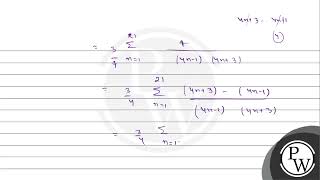 The sum \\sumn121 \frac34 n14 n3\ is equal to [upl. by Renado]