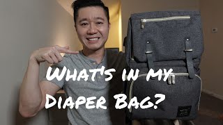 Whats In My Diaper Bag 2020  For Newborn amp Toddler [upl. by Zat]