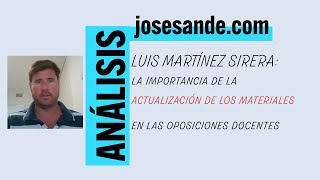 La importancia de la actualización de materiales en las oposiciones docentes [upl. by Yeldoow]