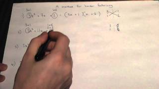 Factorising trickier expressions  GCSE and Alevel maths revision [upl. by Ocirred136]