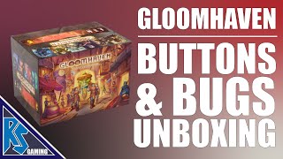 Unboxing  Gloomhaven Buttons amp Bugs  Cephalofair Games [upl. by Candyce877]