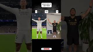 HALA MADRID ICONIC GOAL CELEBRATION 🎉PT47shorts football soccer futebol futbol football [upl. by Odell434]