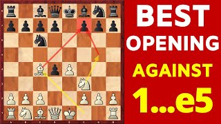 The Best Chess Opening against 1e5  Scotch Gambit Traps [upl. by Nnaarat526]