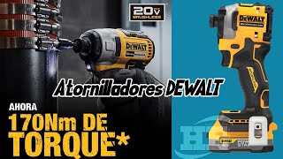 Atornilladores impacto 14 DEWALT [upl. by Eceinhoj]