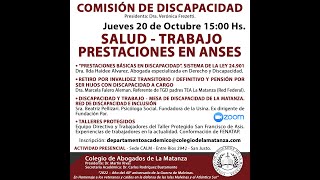 DISCAPACIDAD SALUD  PRESTACIONES EN ANSES  TRABAJO [upl. by Sears647]