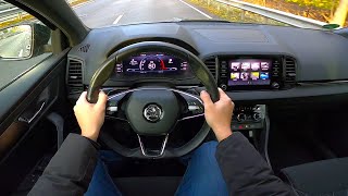 2022 Skoda Karoq Sportline 20 TSI  pov test drive [upl. by Lawry]