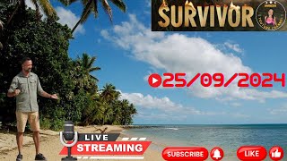 Live Survivor 25092024 με ζωντανο σχολιασμο [upl. by Abehshtab52]