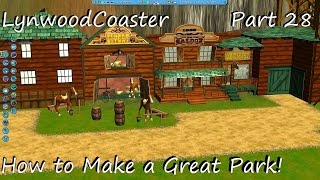 RCT3 How to make a Good Park No Custom Scenery  Part 28 wcommentary [upl. by Neelear]