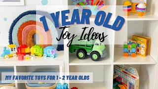 TOP TOYS FOR 1 YEAR OLDS ✨that are not a waste of money  FAVORITE TODDLER TOYS [upl. by Ahsait]