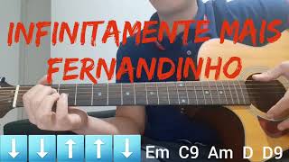 Infinitamente mais Fernandinho video aula de violão [upl. by Hannan]