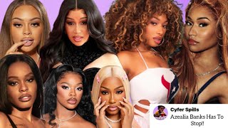 Azealia Banks Goes Off‼️ On Nicki Minaj Jt Caresha amp Ice spice‼️Cardi B amp Megan ☕️ [upl. by Ycnaffit950]