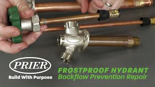 PRIER Frostproof Hydrant Backflow Prevention Repair [upl. by Anifur431]