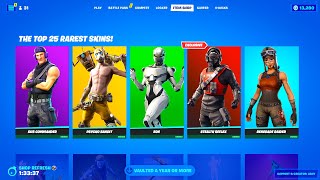 The Top 25 Rarest Skins in Fortnite [upl. by Rialb]