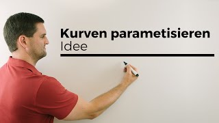 Kurven parametrisieren Idee Hintergrund Differentialgeometrie Kurventheorie  Daniel Jung [upl. by Hallam]