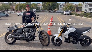 Pass your California DMV M1 motorcycle riding behind the wheel test on the first attempt [upl. by Valente]