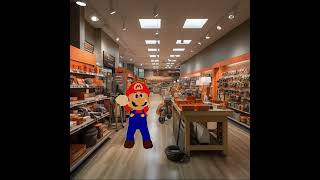 When The Home Depot Song Starts Playing shorts homedepot meme mario [upl. by Seedman]