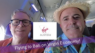 Virgin Australia Economy  Melbourne to Denpasar  Were going to Bali [upl. by Llehcear]