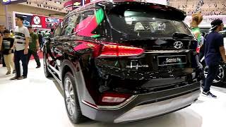 Hyundai Santa Fe 2019 Black colour Exterior and Interior [upl. by Ariamat]