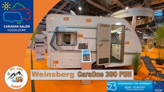 Der kleine Wohnwagen Weinsberg CaraOne 390 PUH  Caravan Salon 21 [upl. by Ollayos]