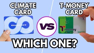 Climate Card vs T Money WHICH ONE for South Korea 2024 [upl. by Cerys]