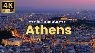 Athens 4K in 1 minute [upl. by Kovar]