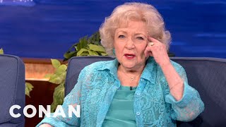 Betty White Is Going To Start Lying About Her Age  CONAN on TBS [upl. by Rather]