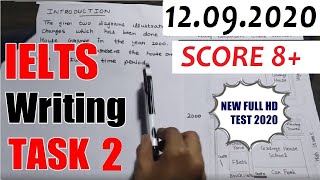 IELTS Writing Task 2 Practice Test With Answer  12092020  REAL IELTS WRITING TEST [upl. by Javed951]