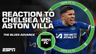 FULL REACTION Chelsea knocks Aston Villa OUT of the FA Cup 😱  ESPN FC [upl. by Ricardama]