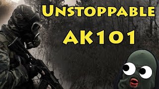 Unstoppable AK101 Ownage  Escape From Tarkov [upl. by Annadroj41]