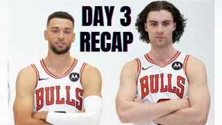 Day 3 of Bulls Training Camp Zach Lavine and Josh Giddey Jelling Early [upl. by Dressel]