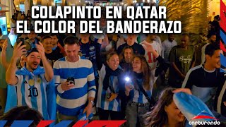 BANDERAZO argentino en QATAR por COLAPINTO [upl. by Batish]