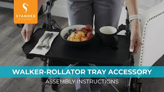 Stander WalkerRollator Tray Accessory [upl. by Elayne182]