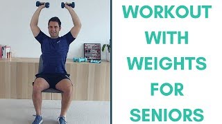 Introduction To Weights For Seniors Strength Workout For Seniors  More Life Health [upl. by Teleya]