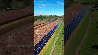 Instalação de 100 painéis solares de 585W com Inversor Solis 60KW 5G em um aviário no Paraná solar [upl. by Oberstone]