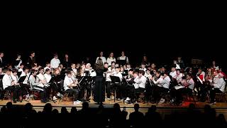 Central Middle School Band Christmas 2023 Concert  Activity March [upl. by Squires]