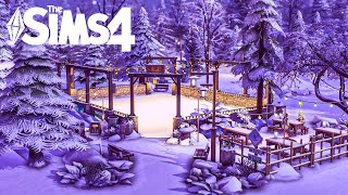 Outdoor Skating Park  Sims 4 Speed Build [upl. by Theadora]