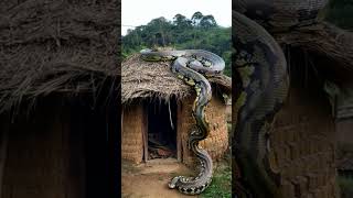 Imagine ça devant chez toi😥😱serpent animaux nature giant [upl. by Anma]