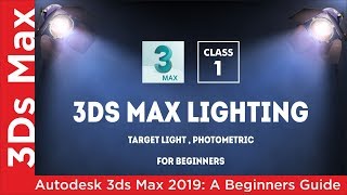 Target Light Photometric  3ds Max Lighting for Beginners  Class 1  Hindi [upl. by Dej27]