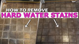 SHOWER CLEANING MAKEOVER  removing limescale from shower glass door and grout amp tiles🧽 [upl. by Donall]