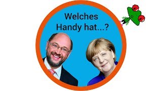 Diese Handys nutzen Merkel Schulz und Co [upl. by Edieh408]