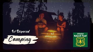 Our 1st Dispersed Camping  Sequoia National Forest  Dispersed camping Newbie [upl. by Jareen91]