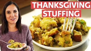 How to Make Easy Thanksgiving Stuffing  AllRecipes [upl. by Meerek]