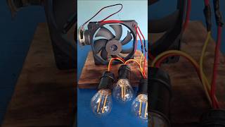 Free Electricity 15000W Generator with Speaker and DC Colling Fan 220V Electronic Project [upl. by Selig]