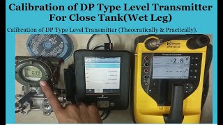 Calibration of Dp type Level Transmitter for Close Tank Wet Leg Field Instrumentation [upl. by Euqnimod113]