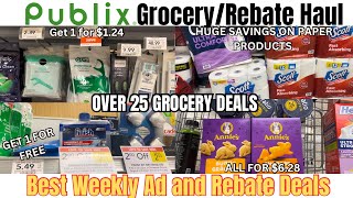 PUBLIX COUPONING 912918  HUGE SAVINGS ON HOUSEHOLD ESSENTIALS  OVER 25 GROCERY DEALS [upl. by Doreg]