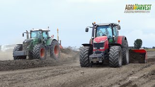 Massey Ferguson 8670  Fendt 936 Vario  Agriharvest  4K [upl. by Ailemor]