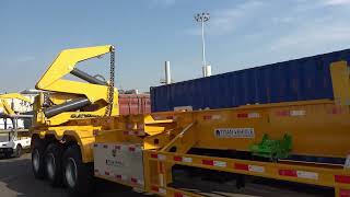 40FT container side loader trailer [upl. by Lekram]