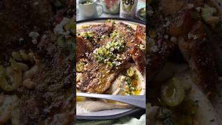 Feeding a crowd Try this Greekstyle Pork Chop platter 🫒🌿 shorts recipe yummy [upl. by Emera733]