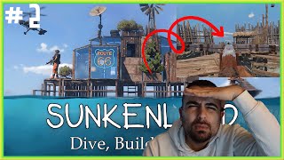 OpenWorld Survival Gameplay Sunkenland  Wie man Inseln erobert 002 [upl. by Yahiya]