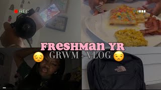 Grwm for the first day of freshman year w vlog  recap [upl. by Norted]